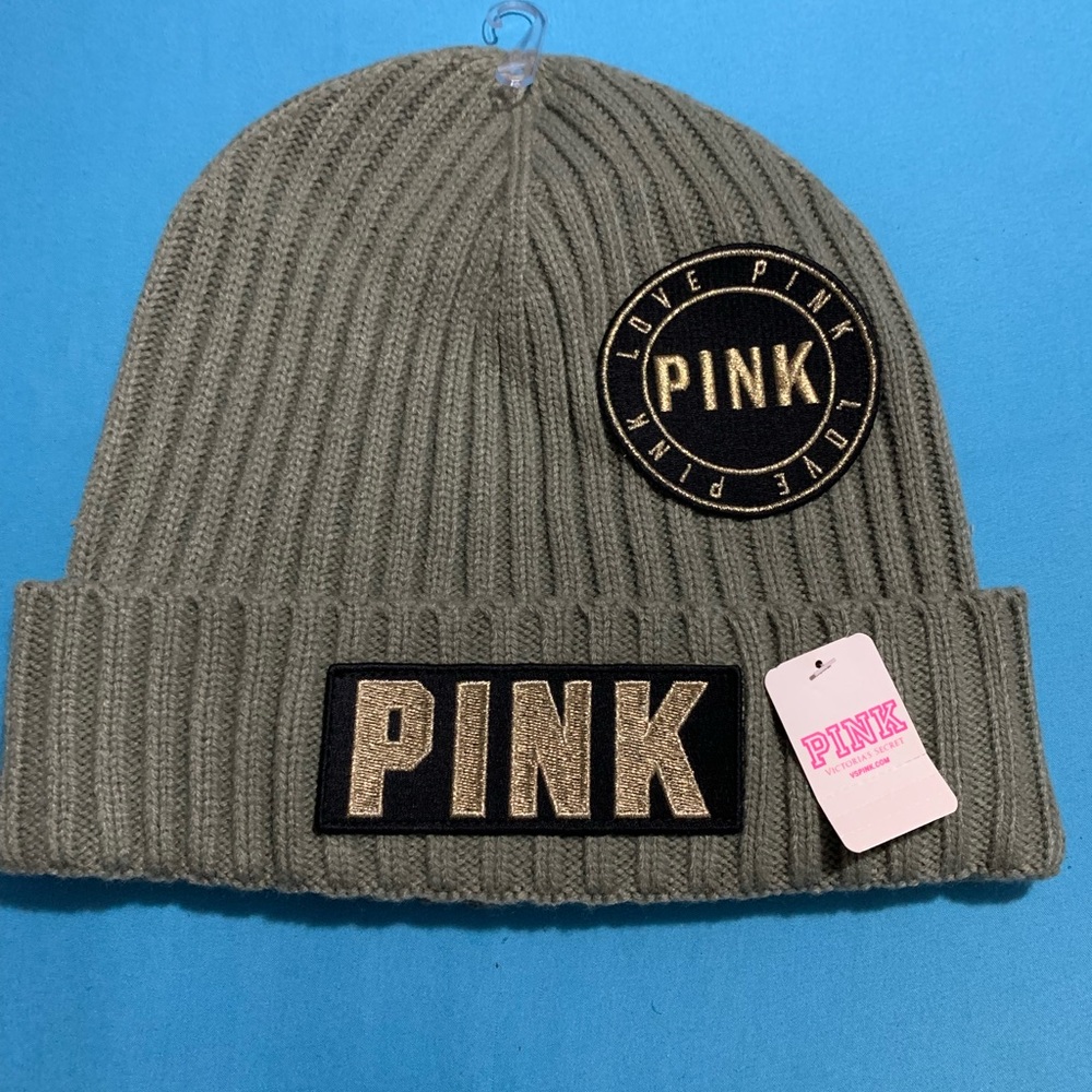 PINK beanie hat